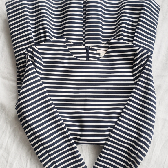 Gap Nautical Stripy Dress NWOT Size 2 Navy and White - Picture 5 of 8